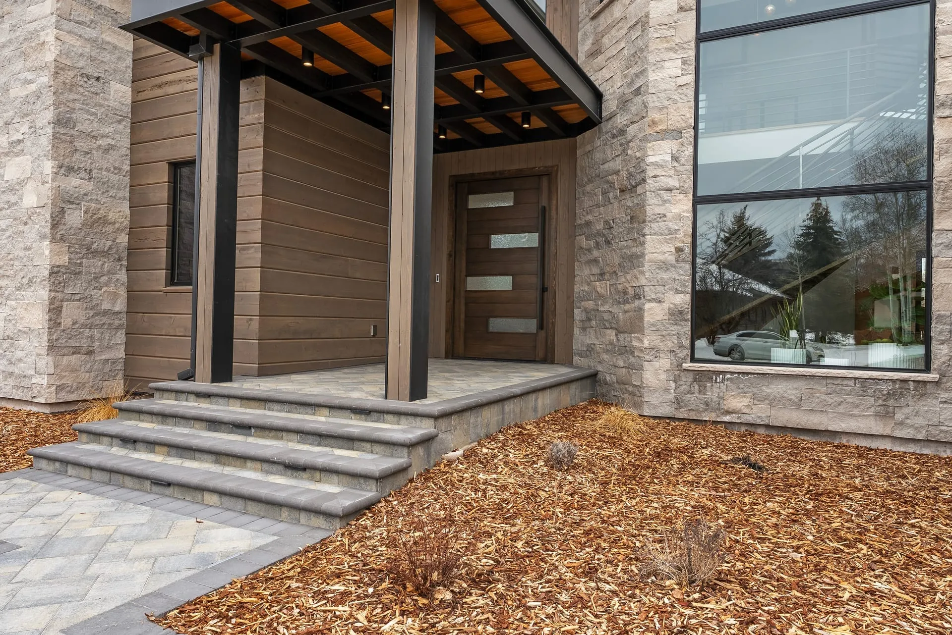Front entry covered porch
