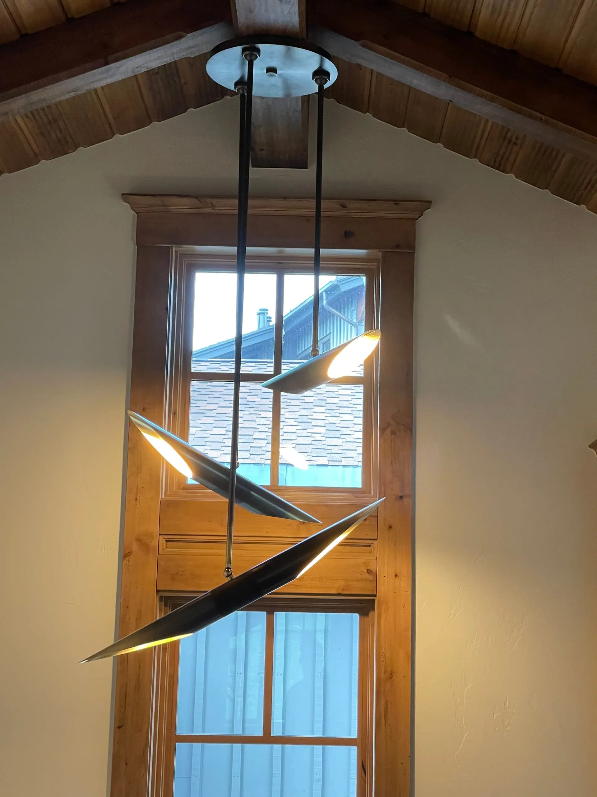 Cabin angular pendant lights