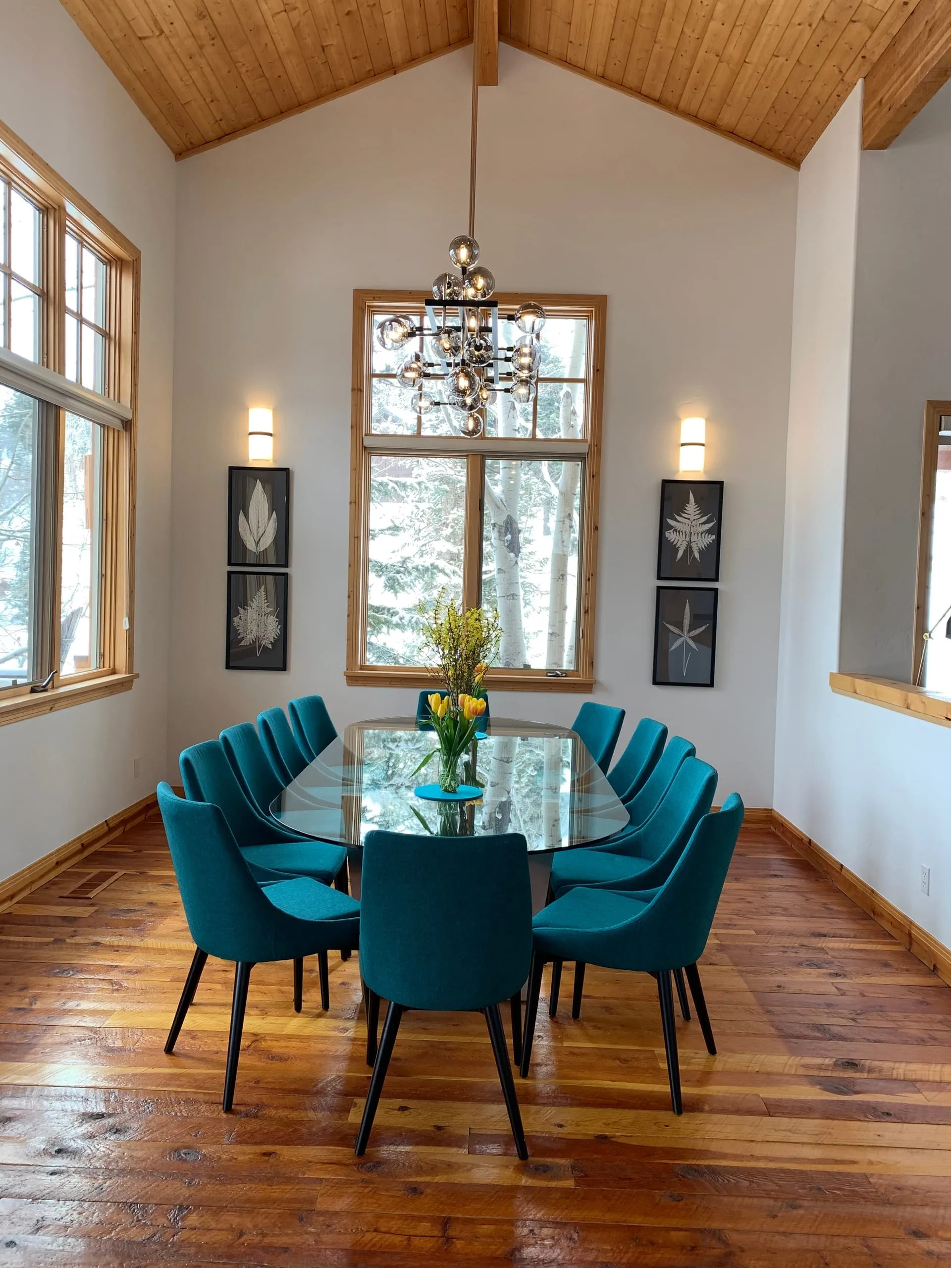 Dining sputnik chandelier sconces
