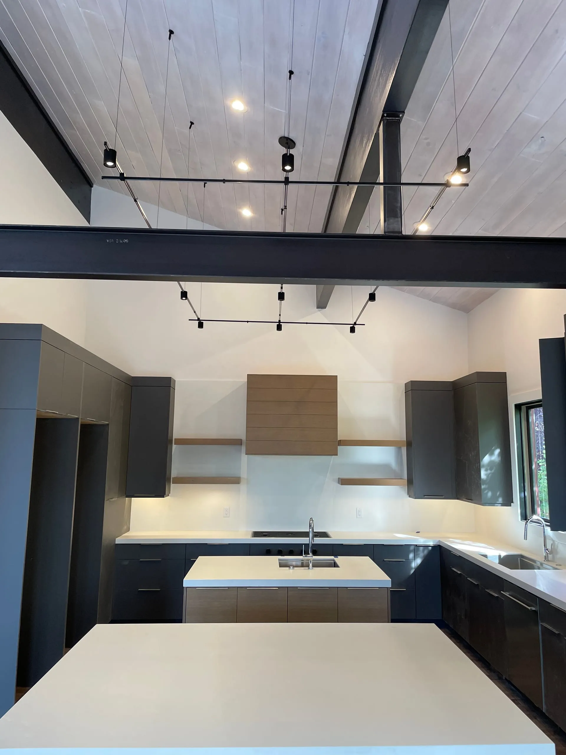 Modern kitchen track lighting